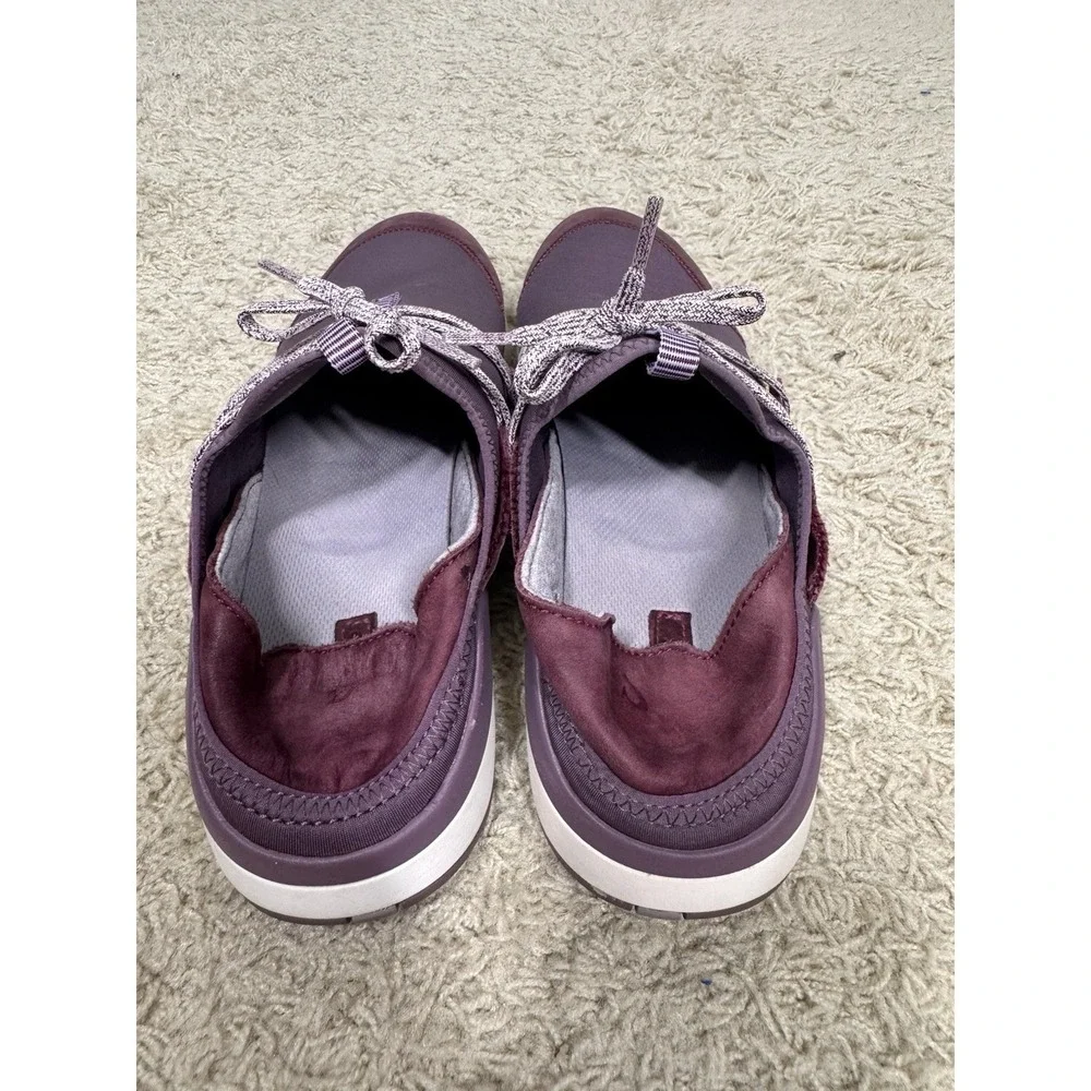 Olukai Women's Mikili Purple Slip On Waterproof Deck Boat Beach Shoes Size 9.5 M